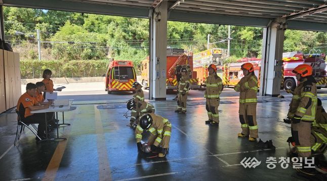 영동소방서, 2024년 하반기 소방전술훈련 평가 실시
