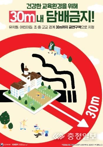 논산시, 어린이집·유치원·학교 30미터 이내 금연구역 확대 지정